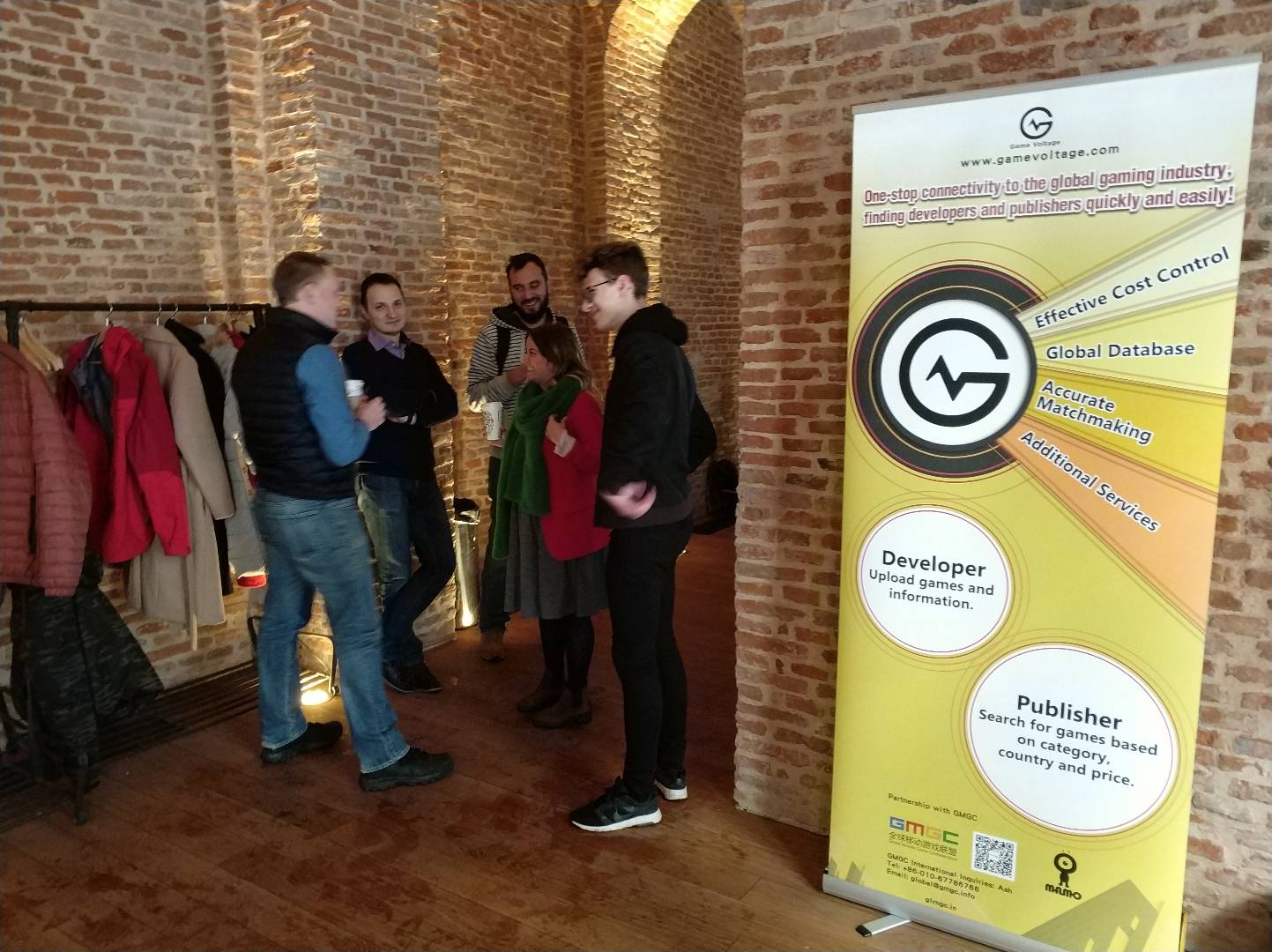 Game Voltage booth — connecting global developers with Asian publishers.